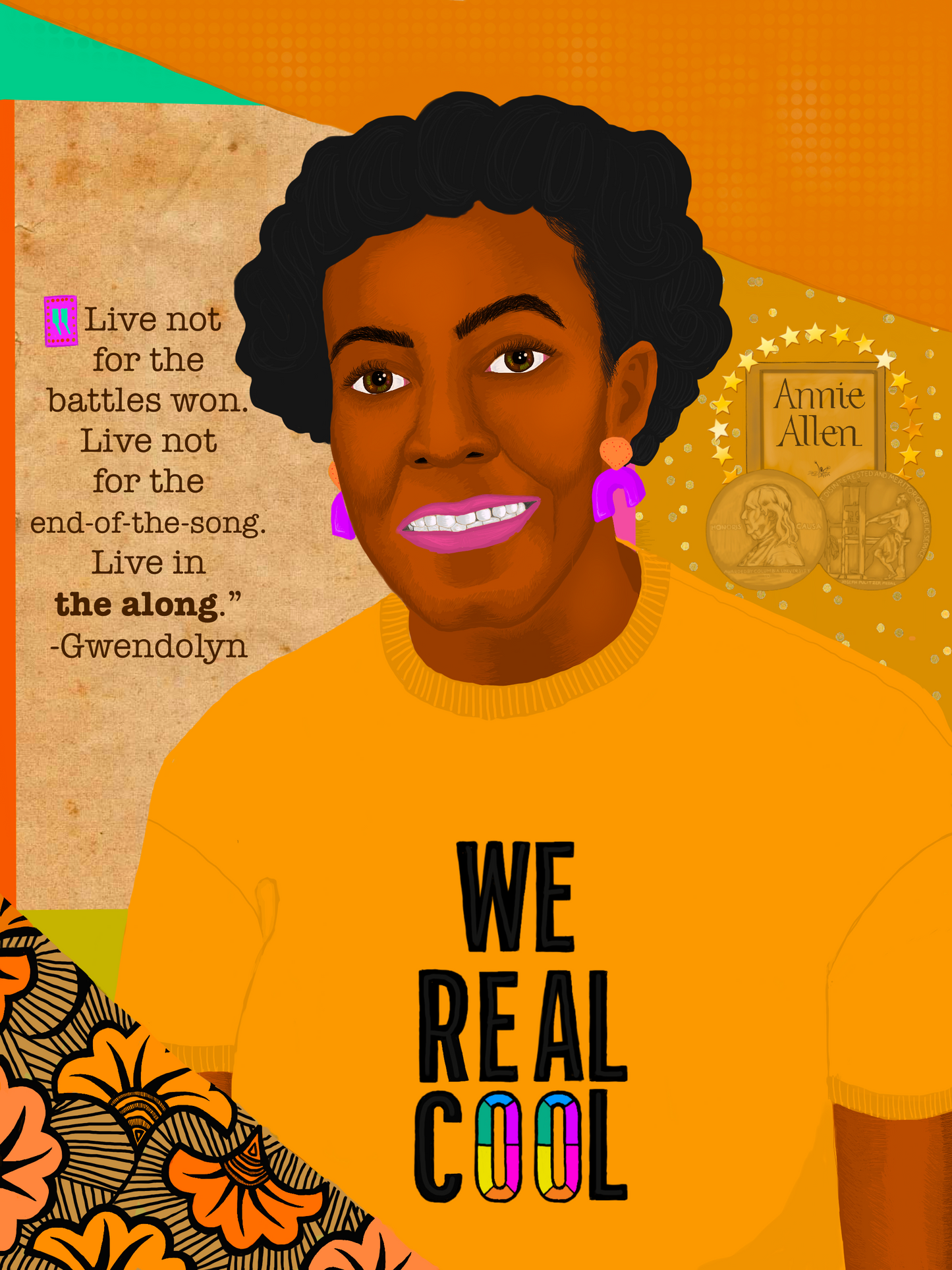 Literary Empress: Gwendolyn (24"x36") Canvas Print