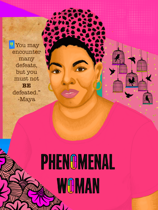 Literary Empress: Maya (11"x14") Large Print