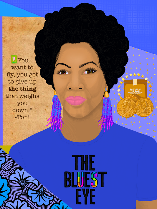 Literary Empress: Toni (24"x36") Canvas Print