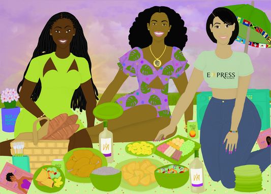 Picnic Vibes: Nanny (5" x 7") Small Print