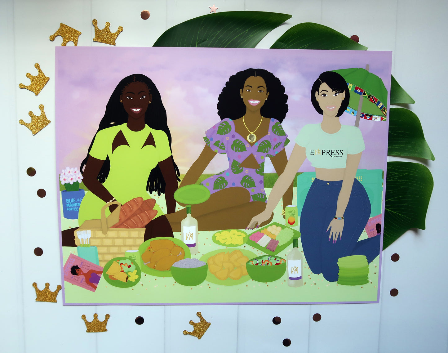 Picnic Vibes: Nanny (11" x 14") Large Print