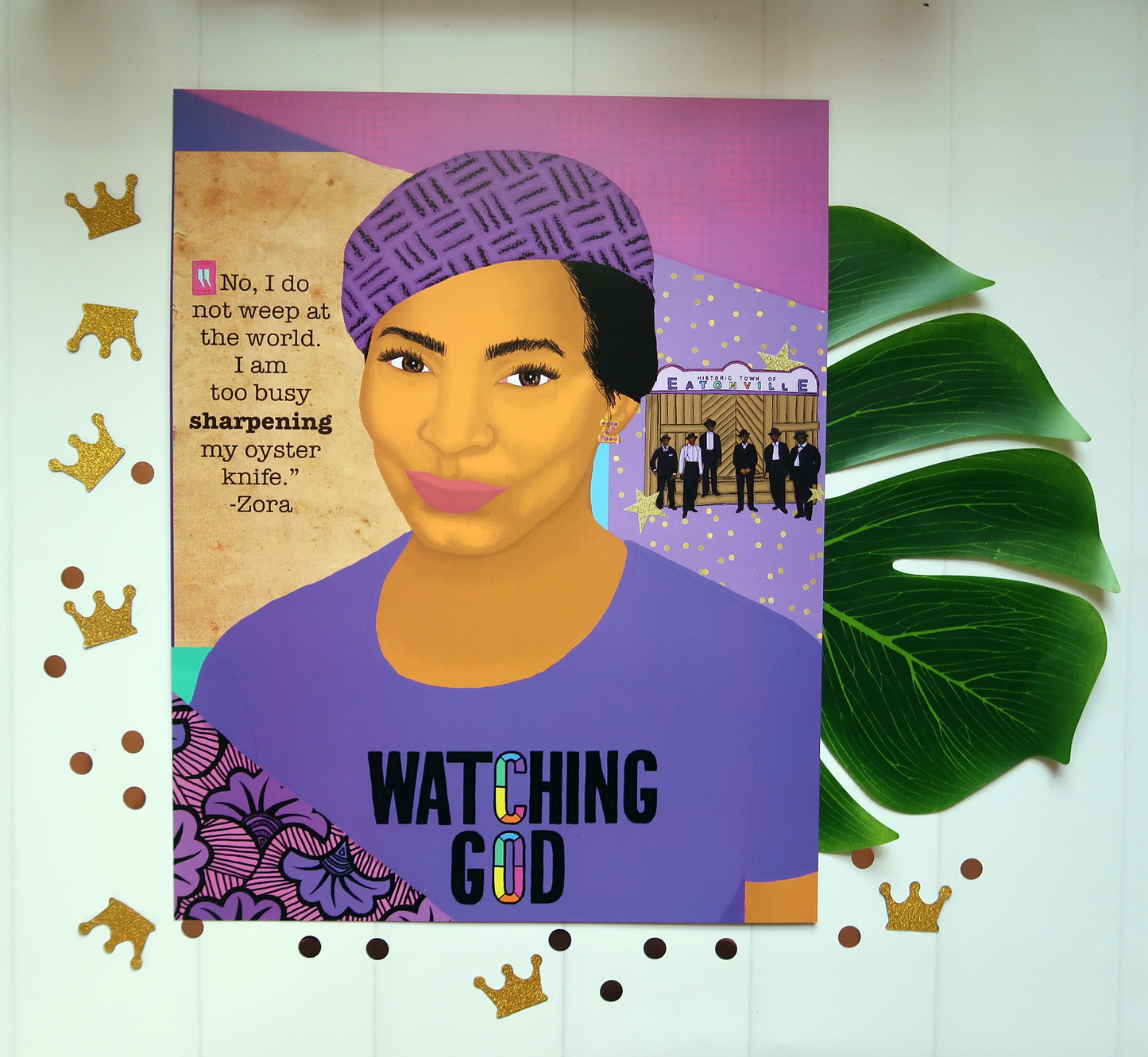 Literary Empress: Zora (11"x14") Large Print