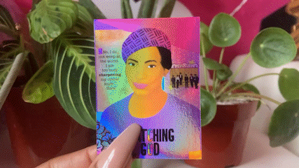 Literary Empress: Zora (2.5"x3") Holographic Sticker