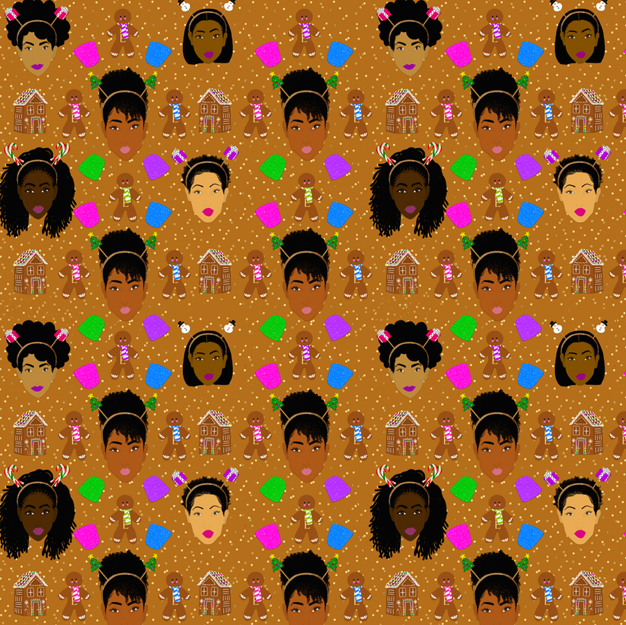 Gift Wrap All-In-One Pack: Gingerbread