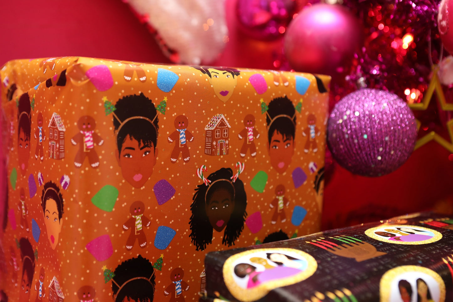 Gift Wrap All-In-One Pack: Gingerbread