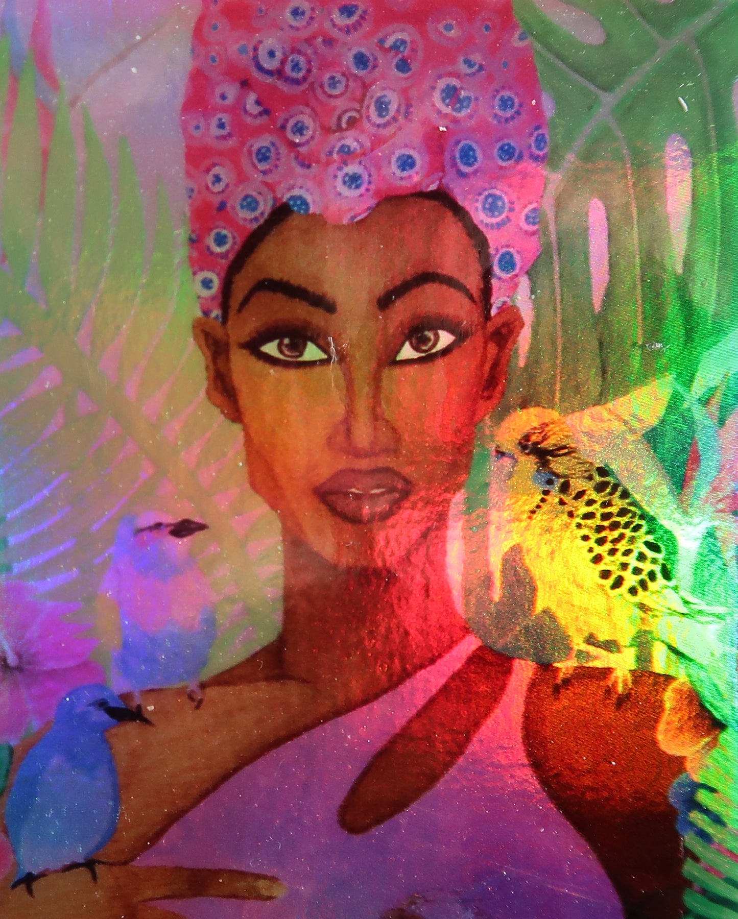 Healing: Sheba (2.5"x3") Holographic Sticker