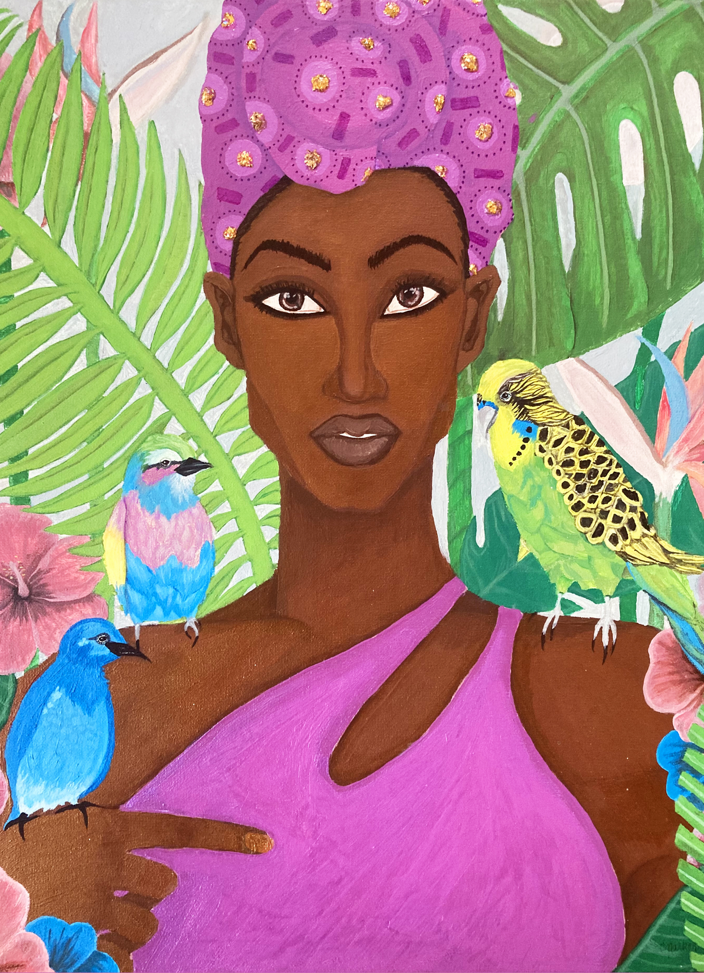 Healing: Sheba (24"x36") Canvas Print