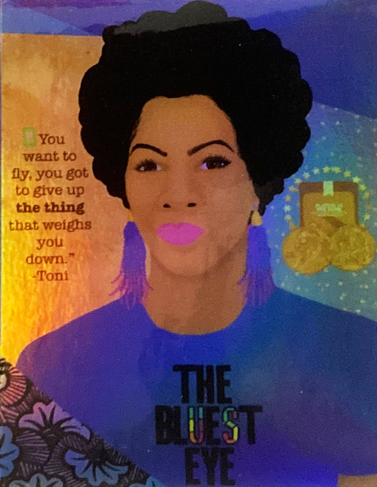Literary Empress: Toni (2.5"x3") Holographic Sticker