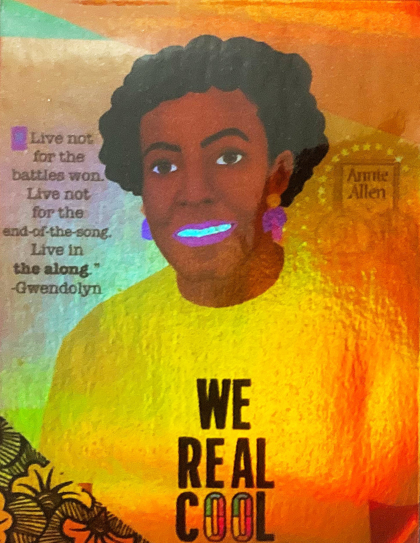 Literary Empress: Gwendolyn (2.5"x3") Holographic Sticker