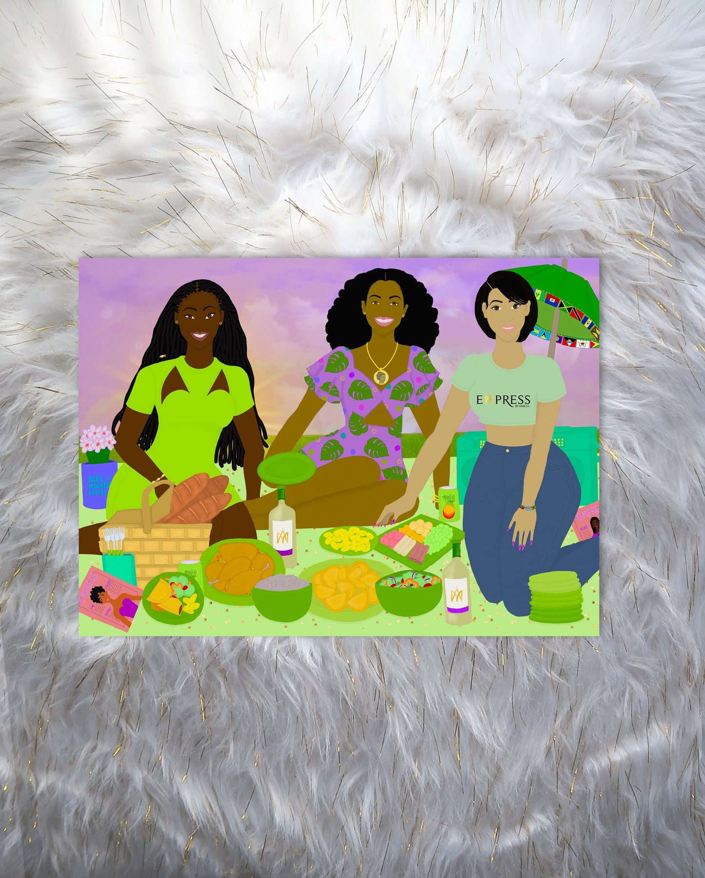 Picnic Vibes: Nanny (11" x 14") Large Print