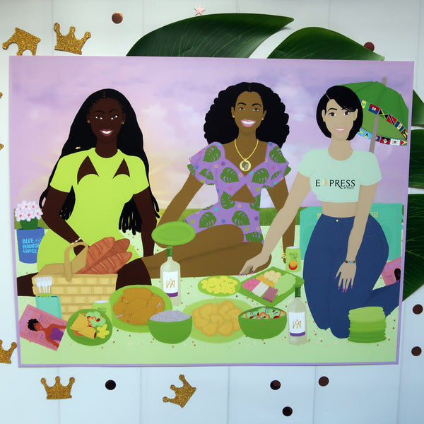 Picnic Vibes: Nanny (11" x 14") Large Print
