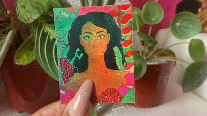 Healing: Naomi (2.5"x3") Holographic Sticker