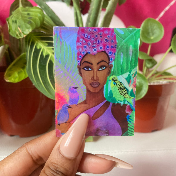 Healing: Sheba (2.5"x3") Holographic Sticker