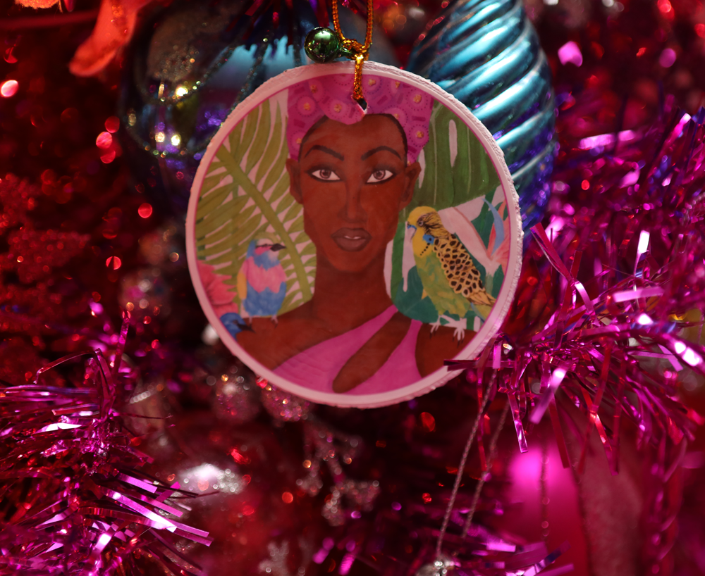 Holiday Ornament: Sheba