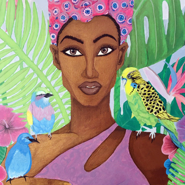 Healing: Sheba (2.5"x3") Holographic Sticker